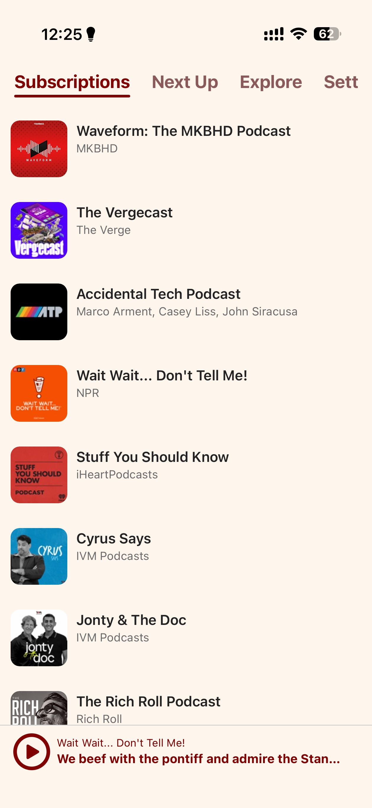Subscriptions
